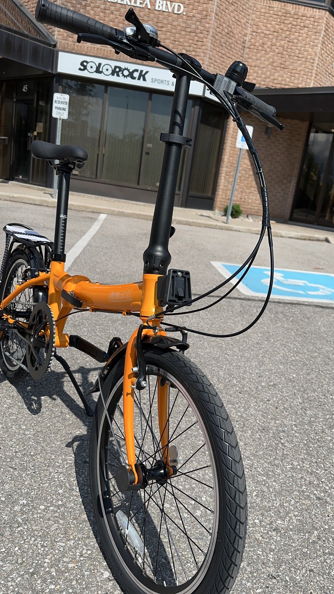 Sacoche avant pour vélos pliants en aluminium SoloRock