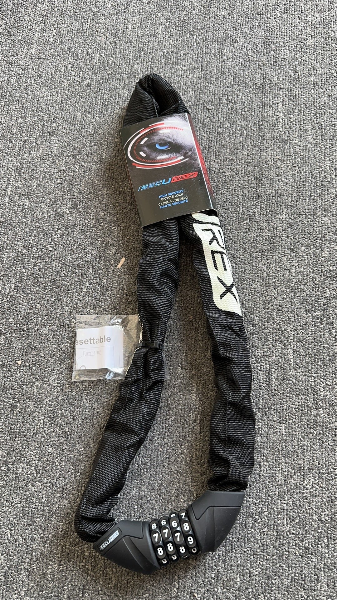 Securex Flex combo lock