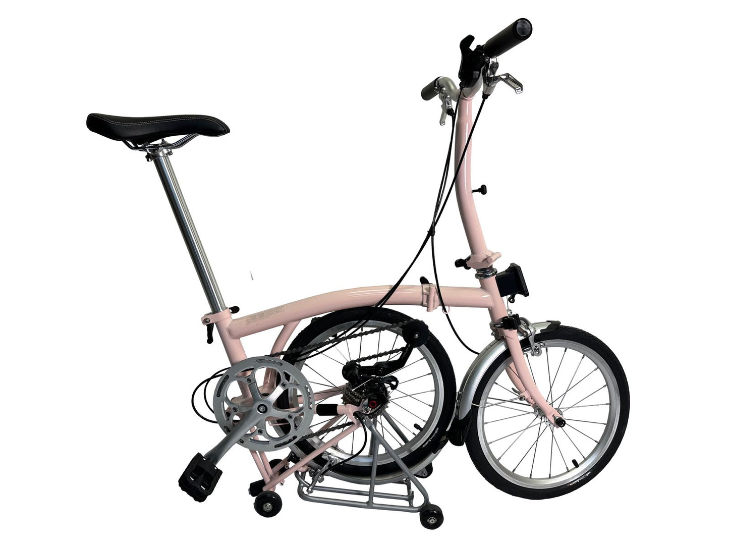 321 Model - SOLOROCK 16" 9 Speed Chromoly Steel Alloy Folding Bike