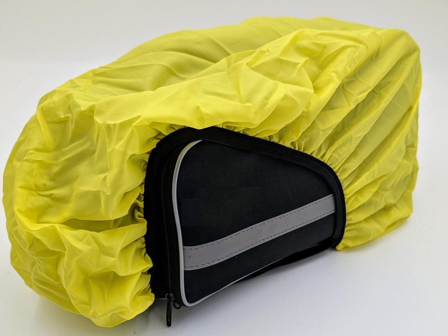 Rack Top Trunk Bag with Hidden Retractable Side Panniers and Safety-reflective Bands