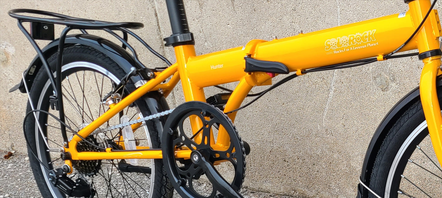 Hunter - SOLOROCK 20" 7 Speed Upgraded Steel Folding Bike
