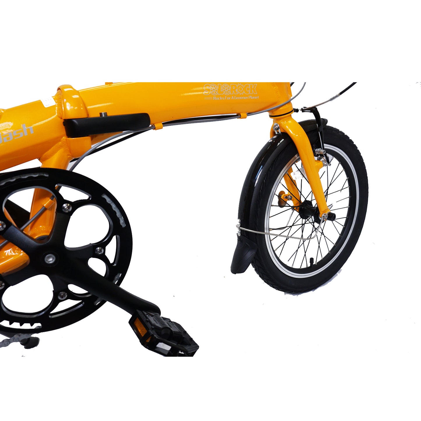 Dash 16" - SOLOROCK 16" 3 Speed Aluminum Folding Bike - Shimano Nexus IHG