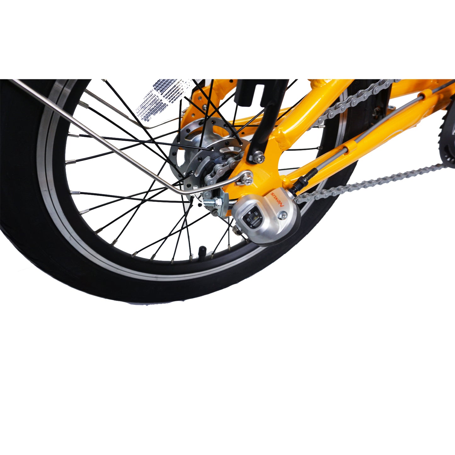 Dash 16" - SOLOROCK 16" 3 Speed Aluminum Folding Bike - Shimano Nexus IHG