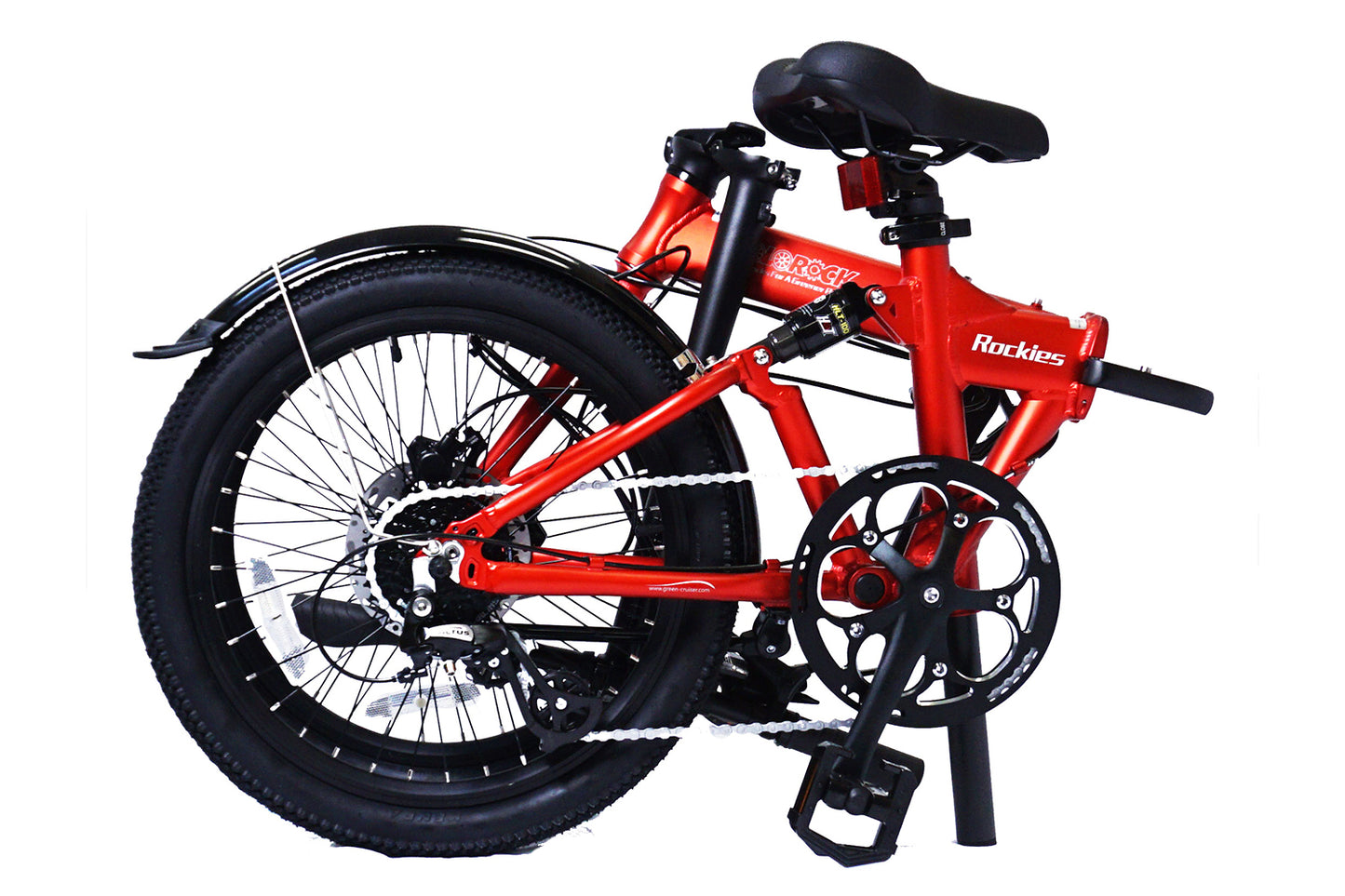 Rockies - SOLOROCK 20" 8 Speed Aluminum Folding Bike - V-Brake