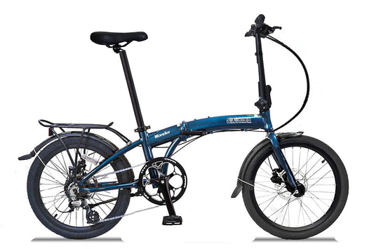 Wonder - SOLOROCK 20" 8 Speed Aluminum Folding Bike - Hydraulic Disc Brakes