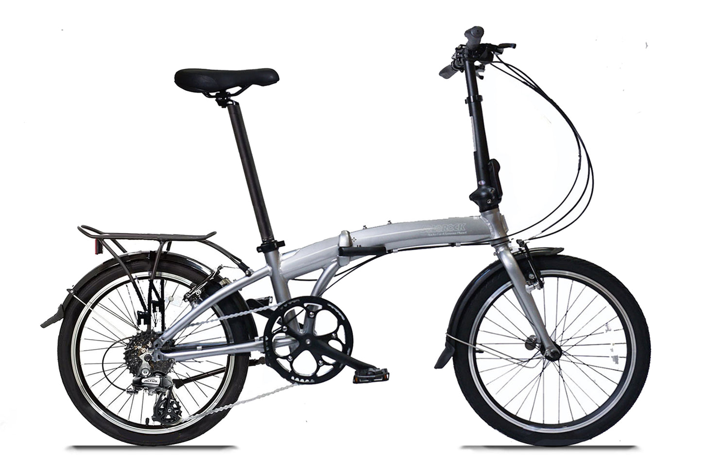 Wonder - SOLOROCK 20" 8 Speed Aluminum Folding Bike - V-Brake
