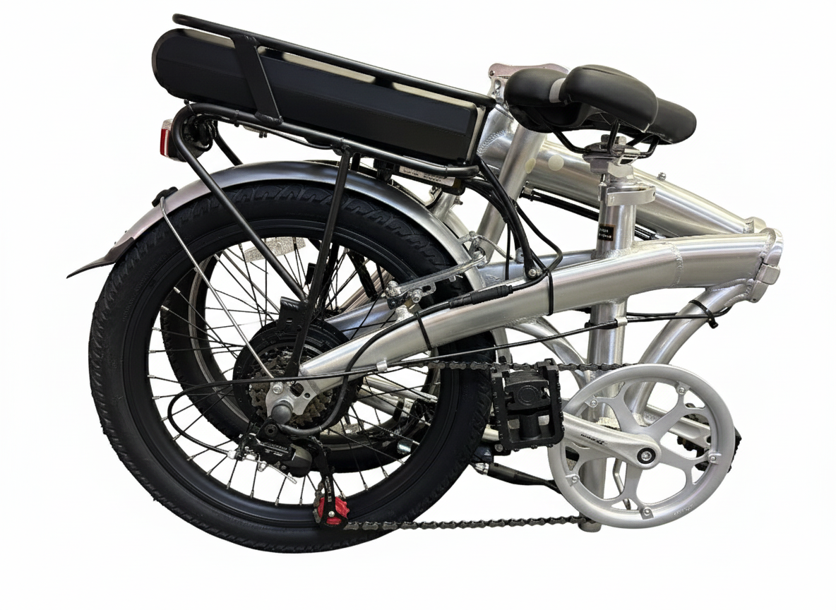 Vélo électrique pliant Wonder 2025 20 pouces - Freins à disque hydrauliques, moteur avant 500 W, batterie 36 V 14 Ah