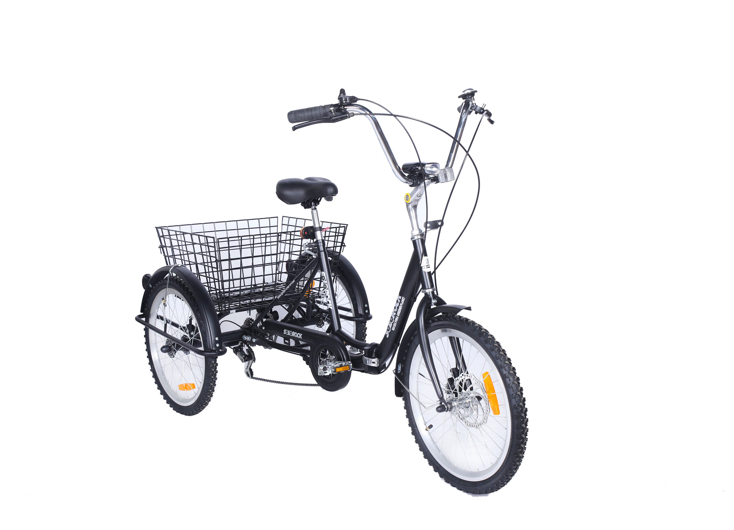 SOLOROCK 24" 6 Speed Folding Tricycle - Agile246-Fold
