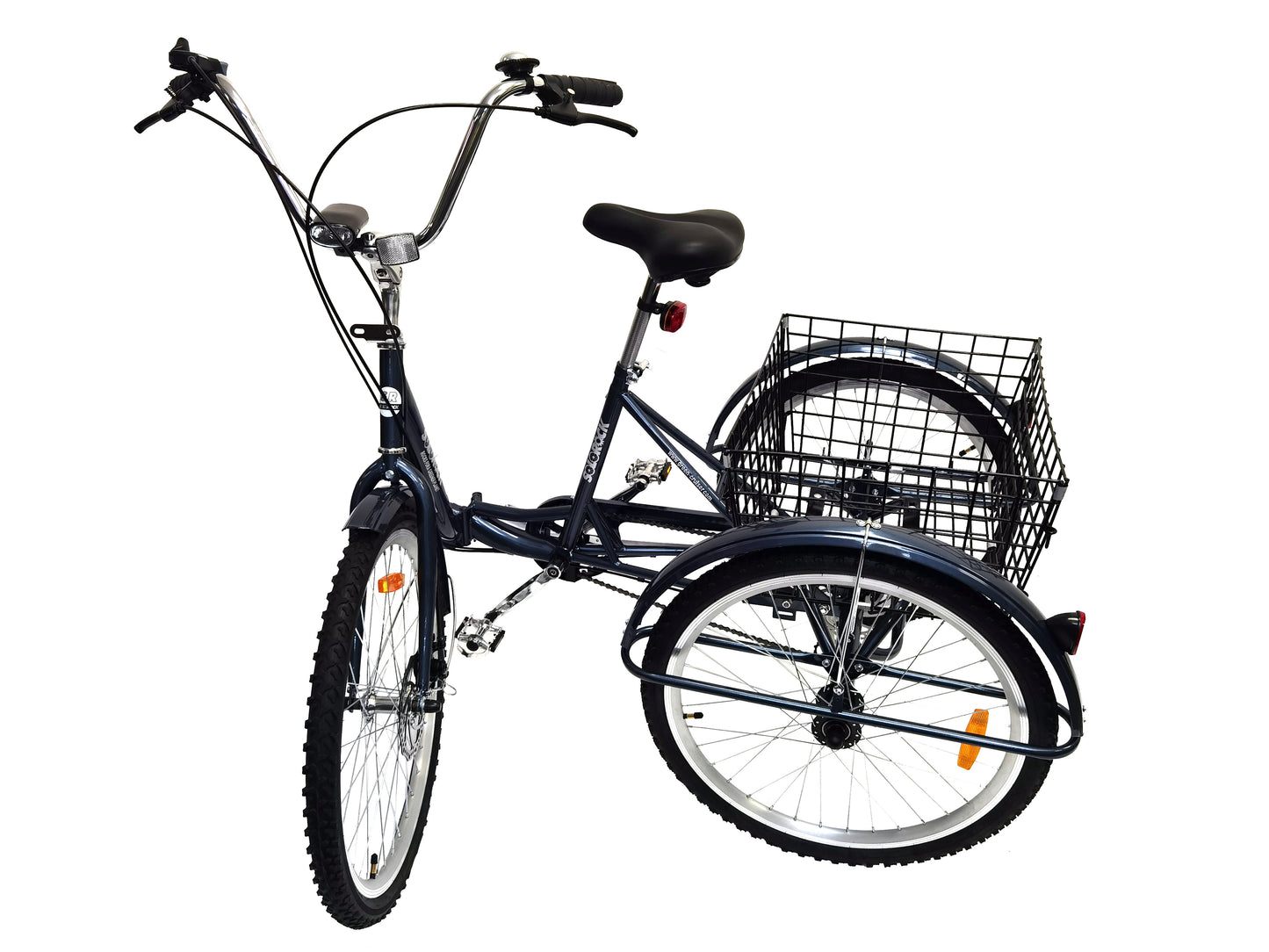 SOLOROCK 24" 6 Speed Folding Tricycle - Agile246-Fold