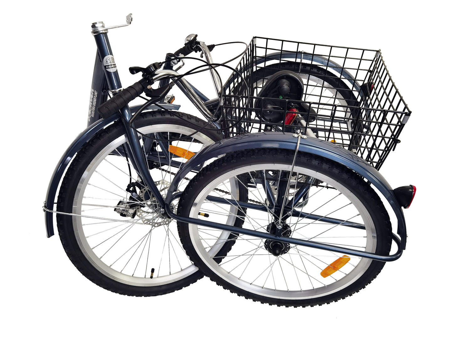 SOLOROCK 24" 6 Speed Folding Tricycle - Agile246-Fold