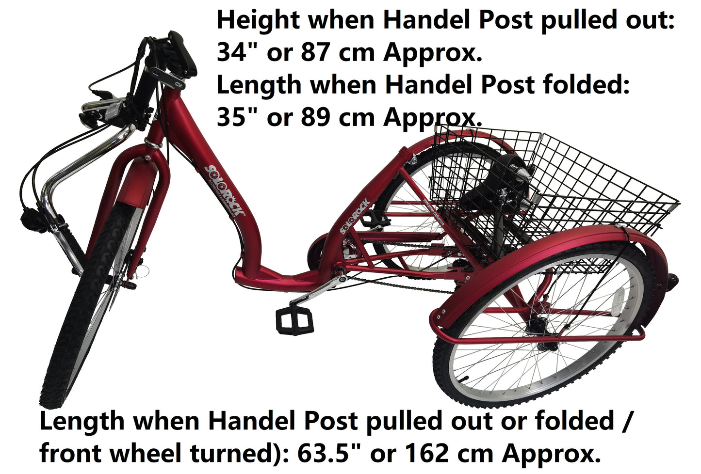 Tricycle SOLOROCK 26" 6 vitesses - Ugile266