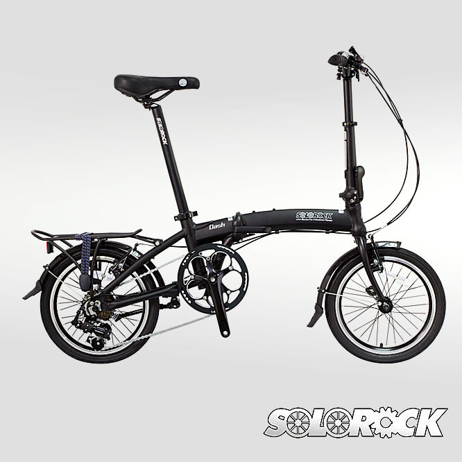 Dash 16" - SOLOROCK 16" 8 Speed Aluminum Folding Bike - V Brakes