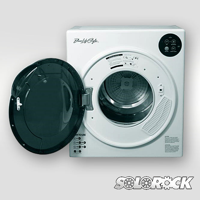 BlueLifeStyle 5 kg 11 LBS 3.0 cb ft 110V Compact Portable Laundry Dryer - White