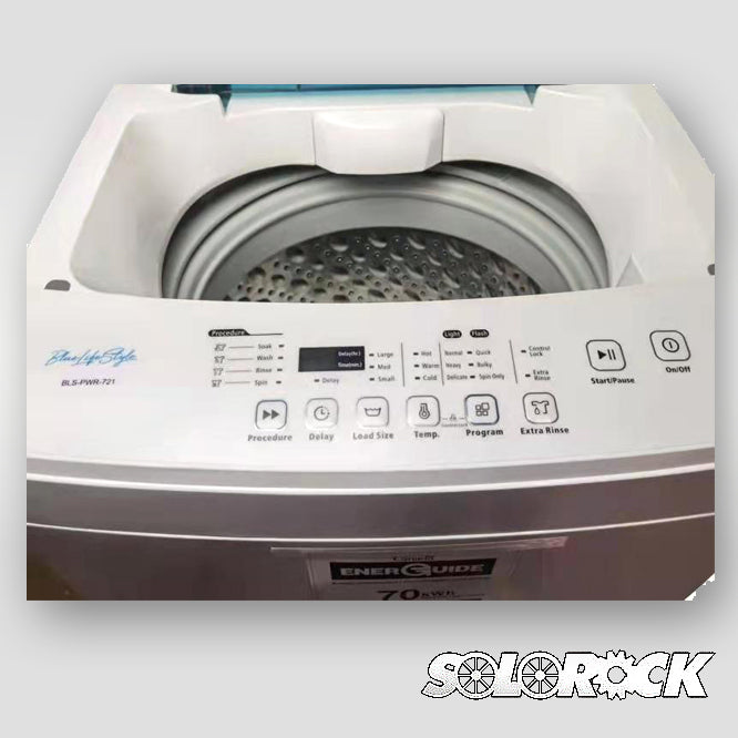 BlueLifeStyle 7 kg 16 lbs 2 cb.ft. Portable Washer - White