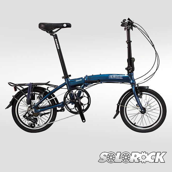 Dash 16" - SOLOROCK 16" 8 Speed Aluminum Folding Bike - V Brakes