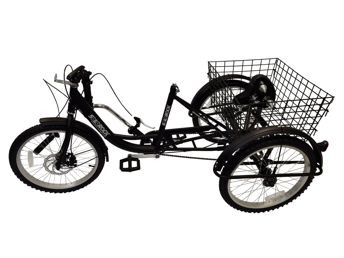 SoloRock Tricycle Handle Post Aluminum Folder