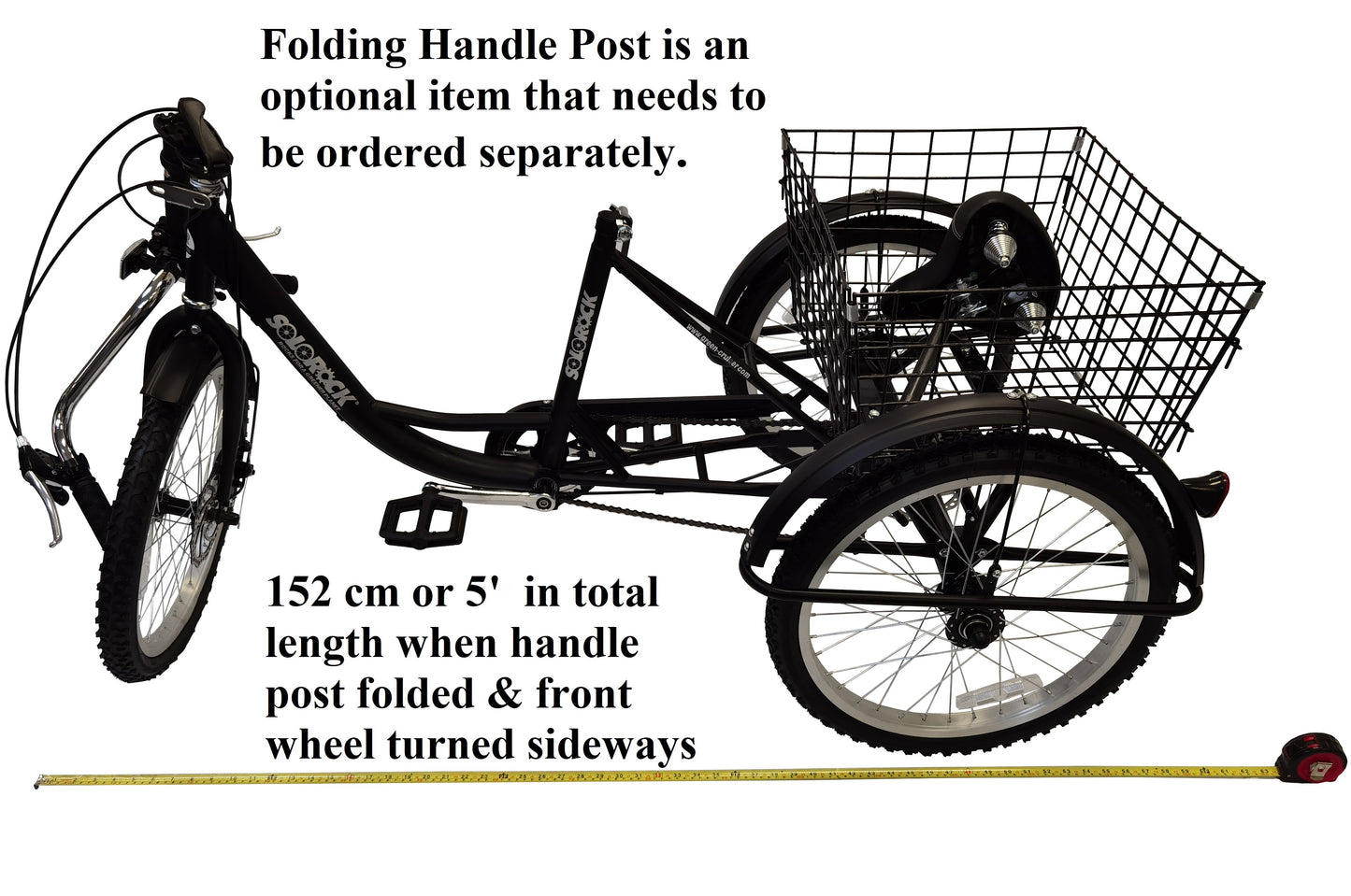 SOLOROCK 20" 6 Speed Tricycle - Agile206