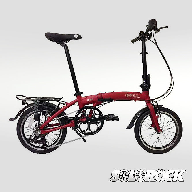 Dash 16" - SOLOROCK 16" 3 Speed Aluminum Folding Bike - Shimano Nexus IHG