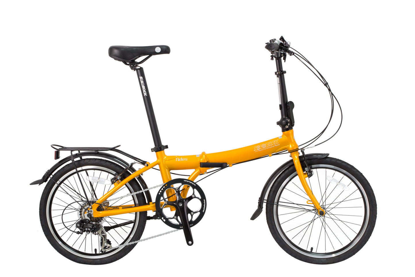 Tides - SOLOROCK 20" 7 Speed Aluminum Folding Bike - V Brakes