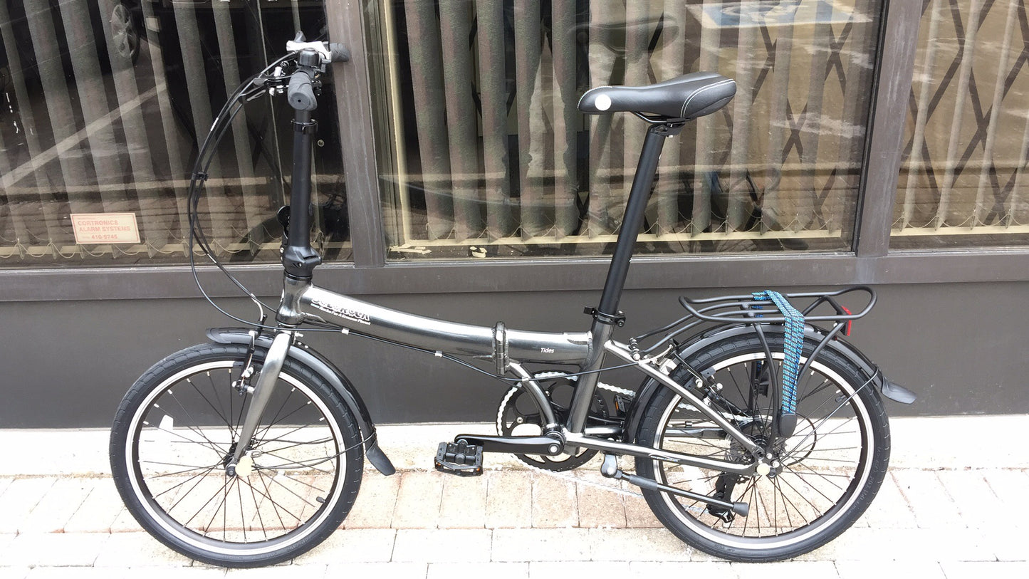 Tides - SOLOROCK 20" 7 Speed Aluminum Folding Bike - V Brakes