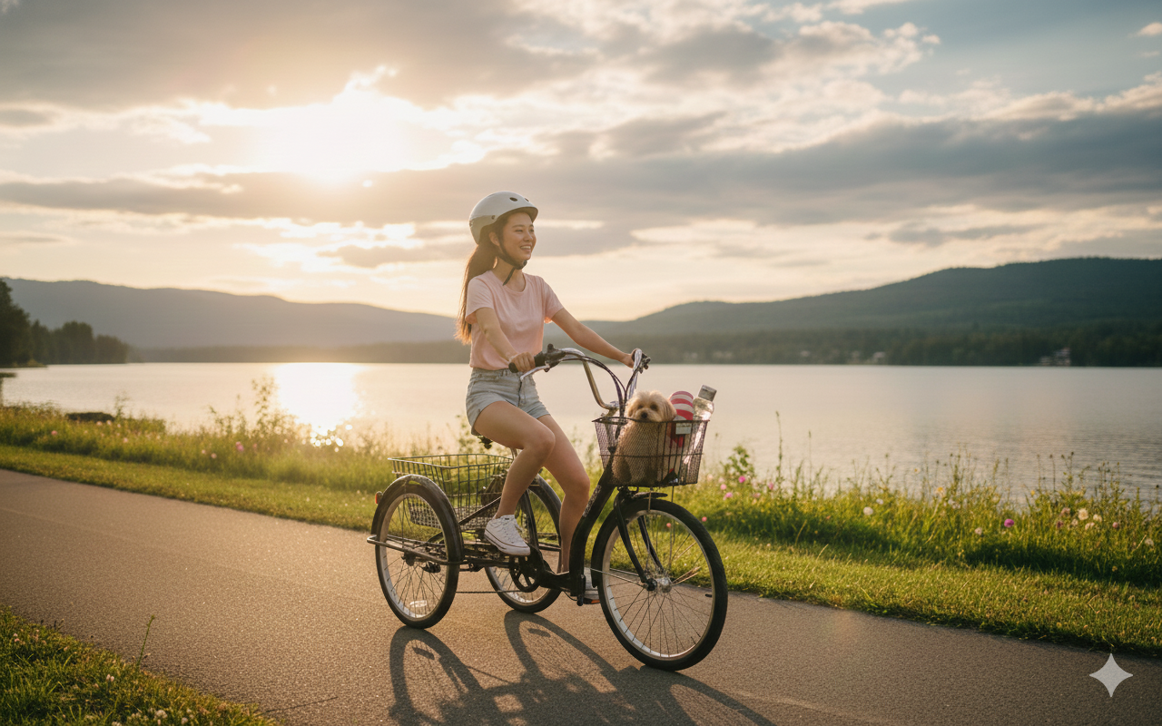 SOLOROCK 24" 6 Speed Ugile Electric Tricycle (Lithium Ion)