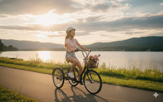 Tricycle électrique Ugile SOLOROCK 24 pouces 6 vitesses (lithium-ion)