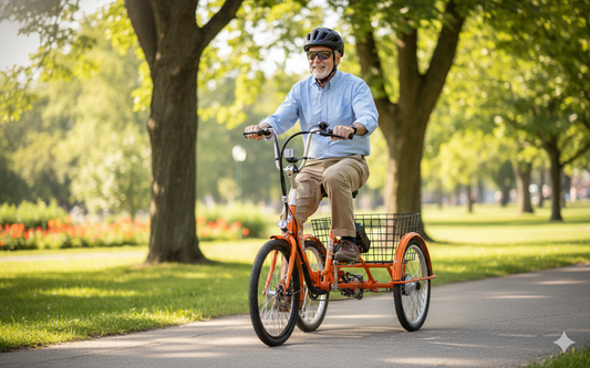 Tricycle électrique pliable SOLOROCK Agile 24 pouces 6 vitesses (lithium-ion)