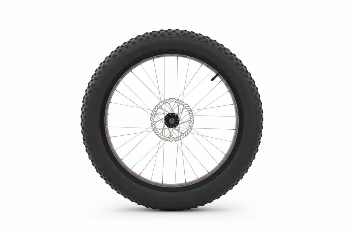 24" x 4" Fat Tire Front Wheel For Fat Tire Bicycle or Tricycle