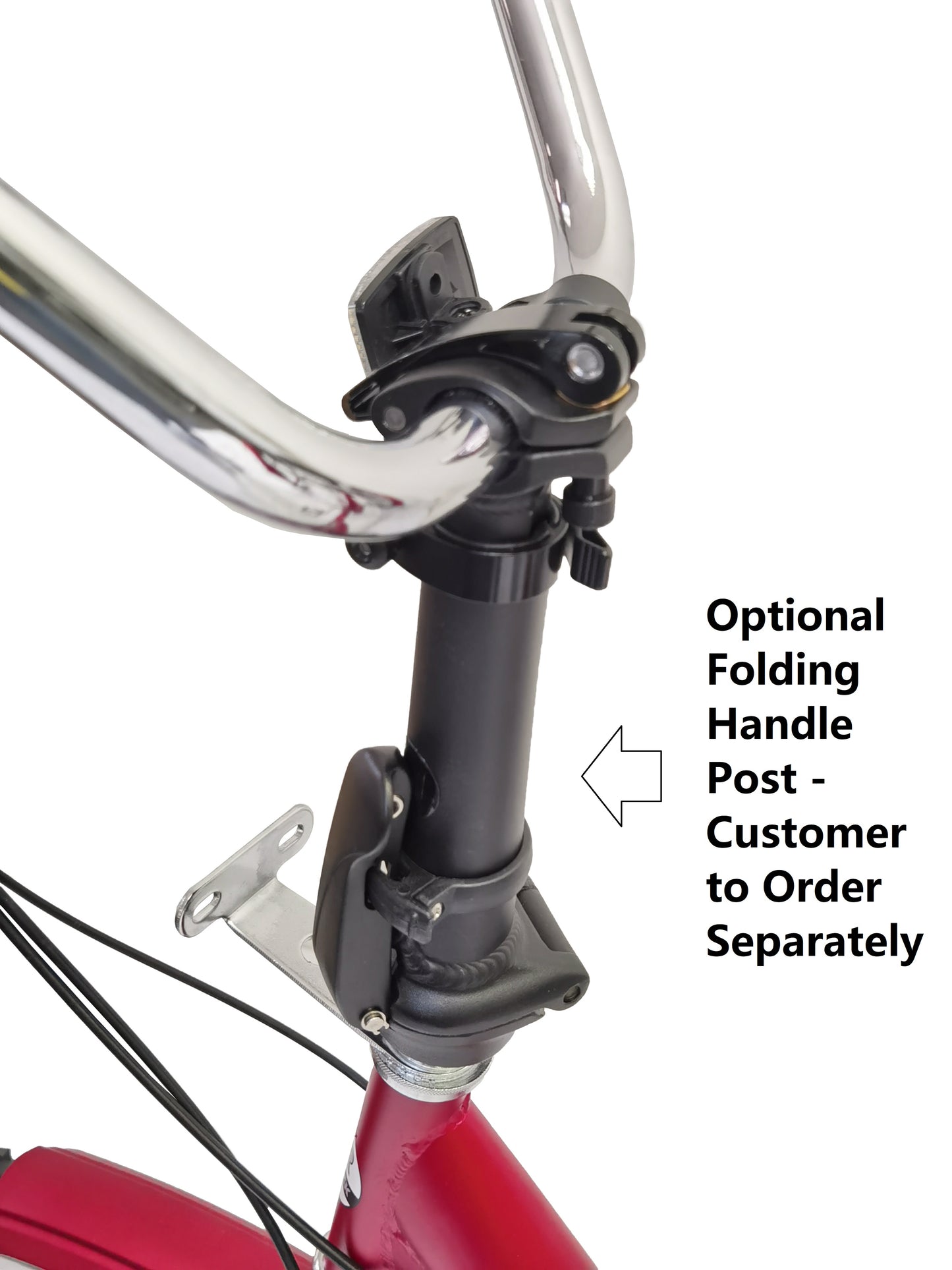 SoloRock Electric Tricycle Conversion Kit, Front Drive Motor & Lithium Battery