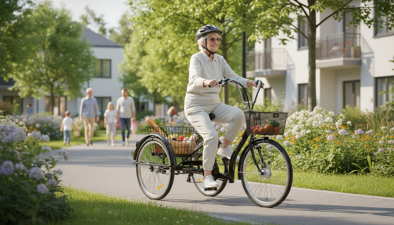 SOLOROCK 26" 6 Speed Ugile Electric Tricycle - Regular E-Trike