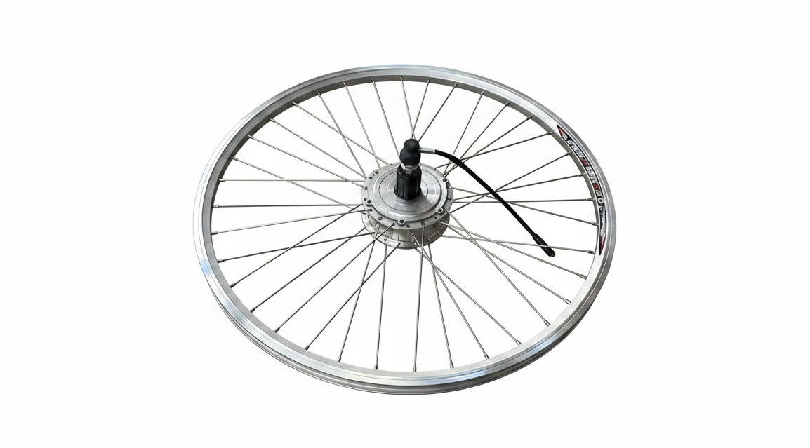 Electric Bike Hub Motor Wheel for 26" Wheel e-Bike, Cassette Hub