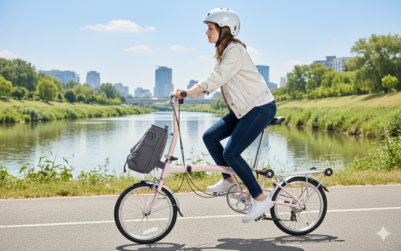 321  Model - SOLOROCK 16"  9 Speed Chromoly Steel Alloy  Folding Bike