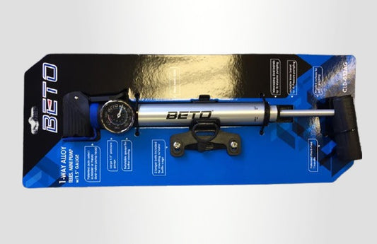Beto Hand Pump - Alloy with gauge