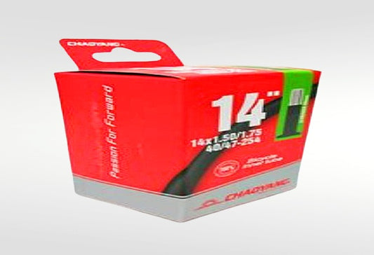 14" x 1.5 - 1.75 Bike Inner Tube, Shrader Valve, Pack of 2