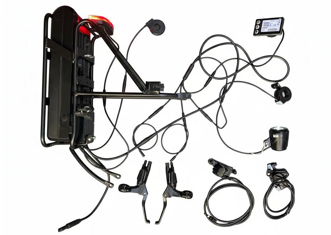 SOLOROCK eBike Conversion Kit for 20" Bicycle, with Front Drive Motor & Lithium Battery