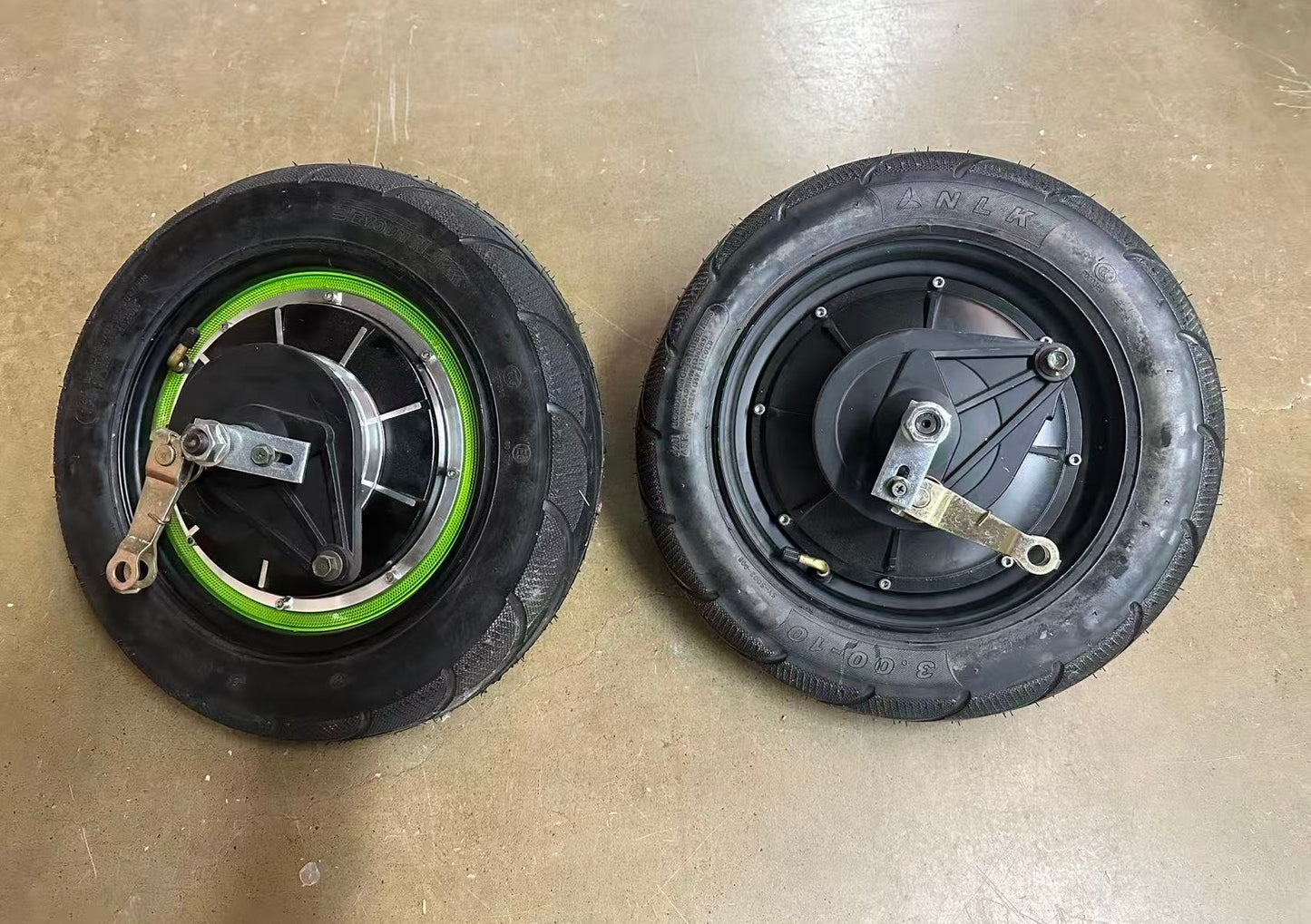 3" x 10" Motor Wheel Assembly for Scooter Style Ebike