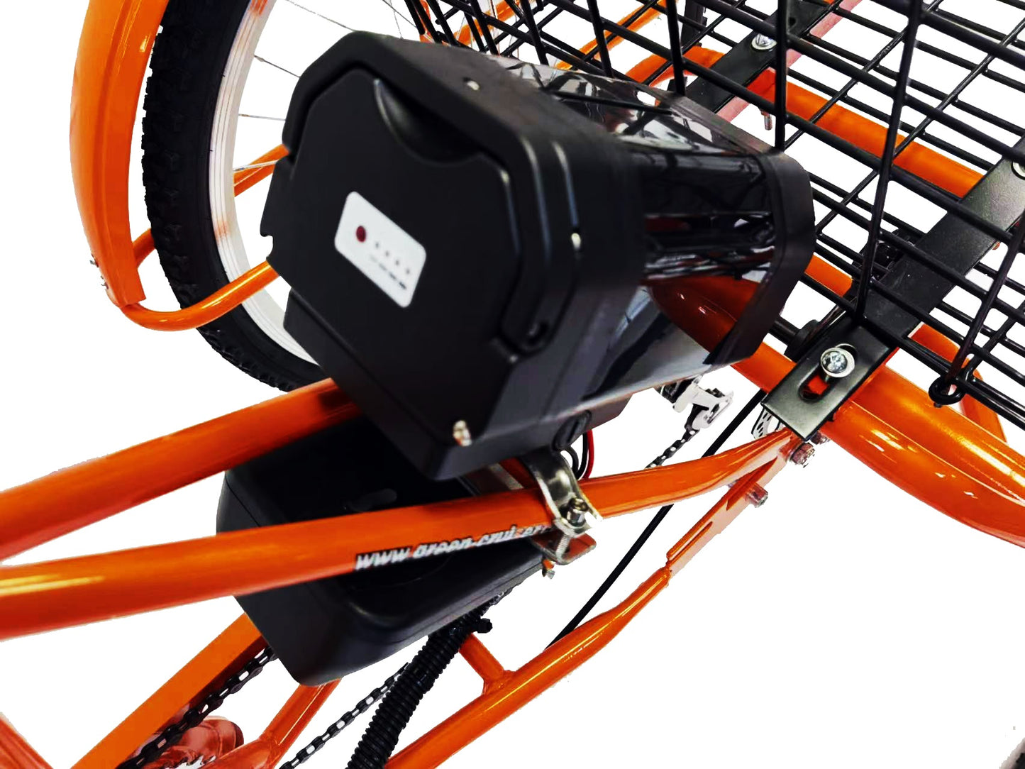 SoloRock Electric Tricycle Conversion Kit, Front Drive Motor & Lithium Battery