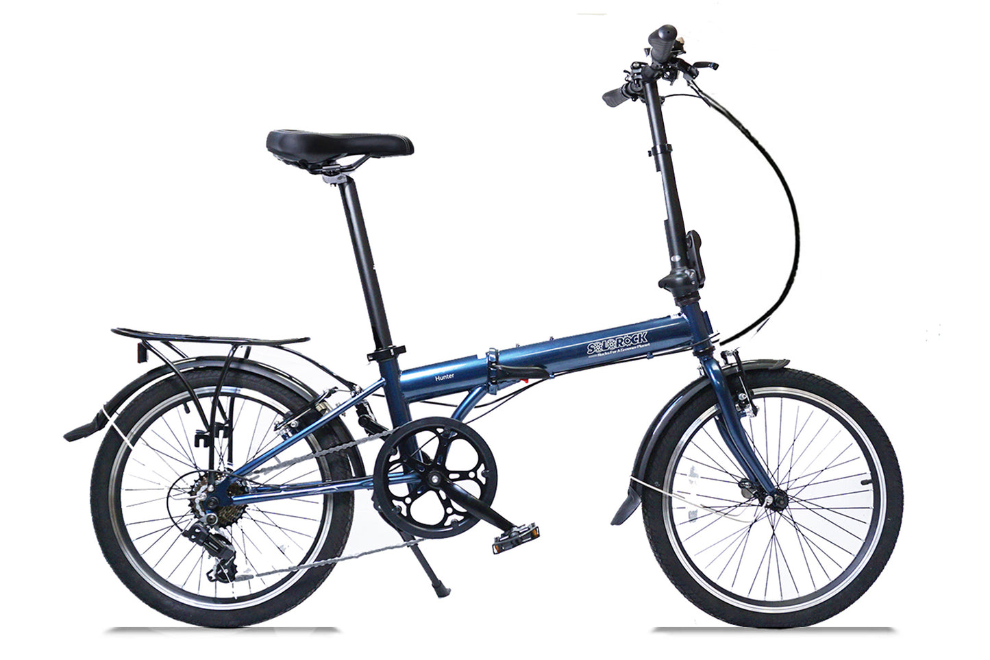 Hunter - SOLOROCK 20" 7 Speed Upgraded Steel Folding Bike