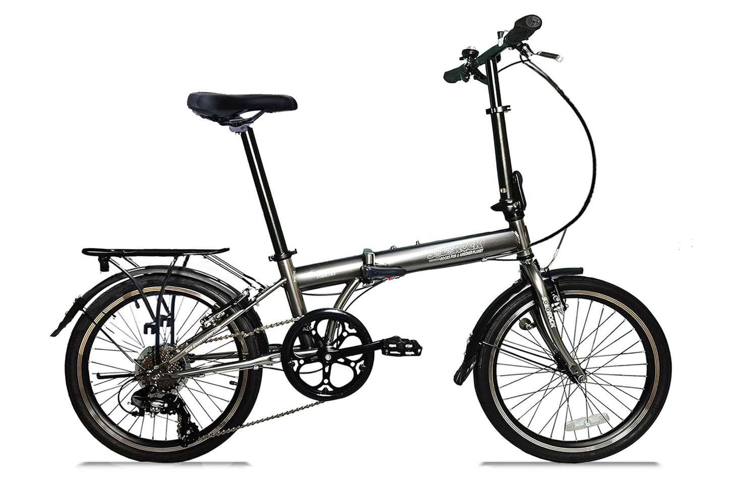 Hunter - SOLOROCK 20" 7 Speed Upgraded Steel Folding Bike