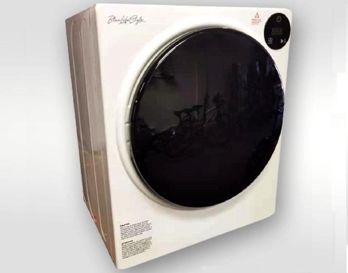 BlueLifeStyle 3.0 kg 6.6 LBS 1.9 cb ft 110V Compact Apartment Laundry Dryer White