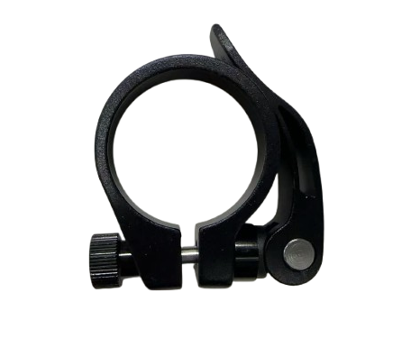 Tige de selle en alliage de 33,9 mm de diamètre x 580 mm avec collier de serrage - Longueur allongée