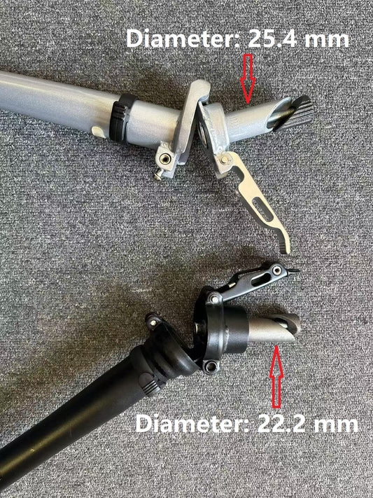 Steel Lower Handle Post with Folding Mechanism