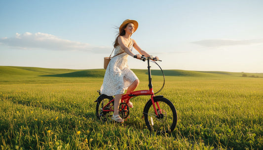 Wonder - SOLOROCK 20" 8 Speed Aluminum Folding Bike - Hydraulic Disc Brakes