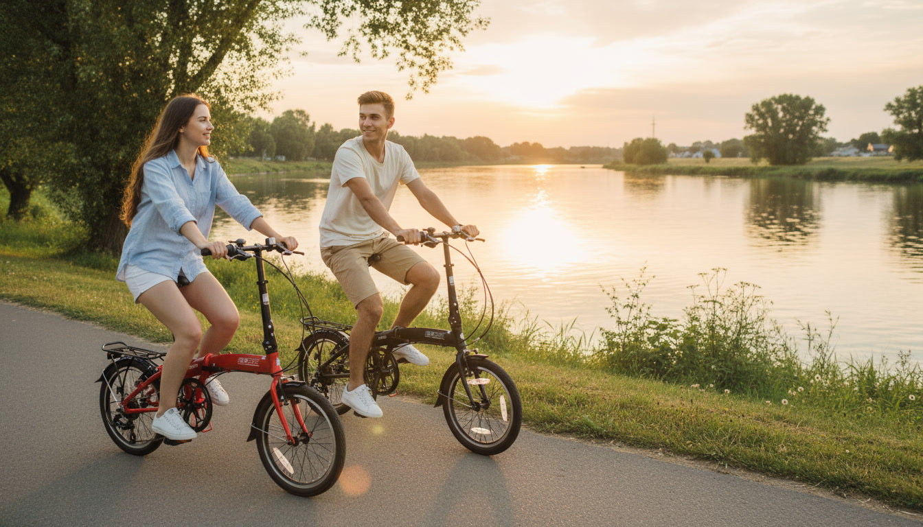 Dash 16" - SOLOROCK 16" 8 Speed Aluminum Folding Bike - V Brakes