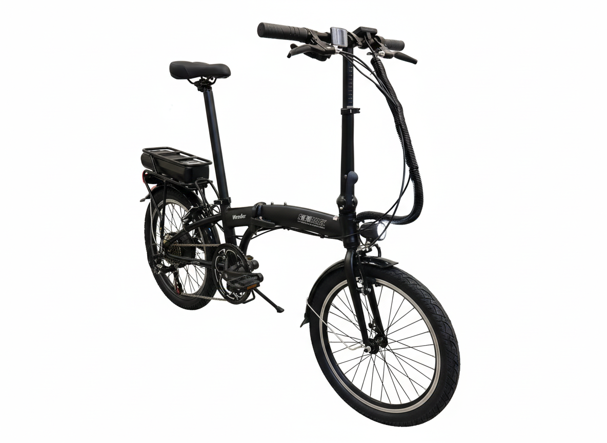 Vélo électrique pliable Aluminium Wonder 20 pouces, disque hydraulique, 8 vitesses, Shimano 350 W, 36 V, 14 Ah