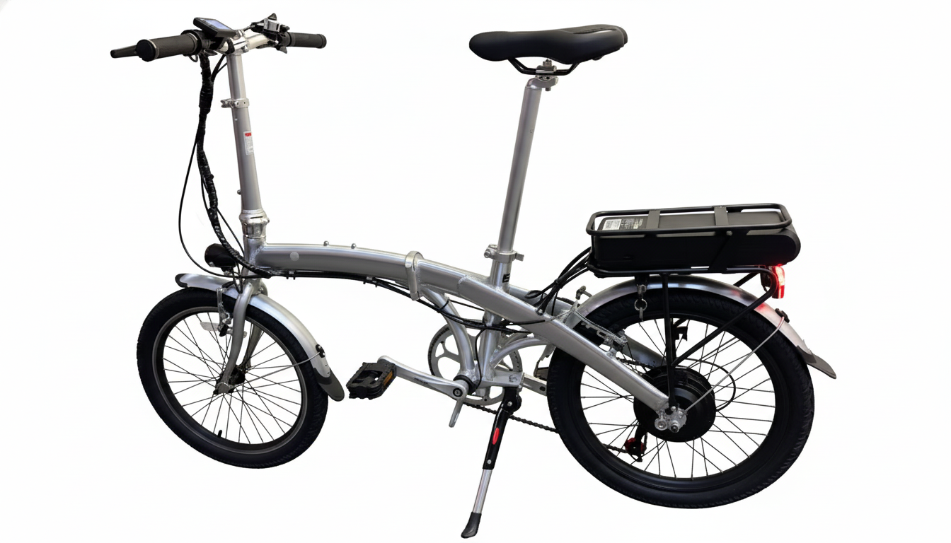 Vélo électrique pliant Wonder 2025 20 pouces - Freins à disque hydrauliques, moteur avant 500 W, batterie 36 V 14 Ah