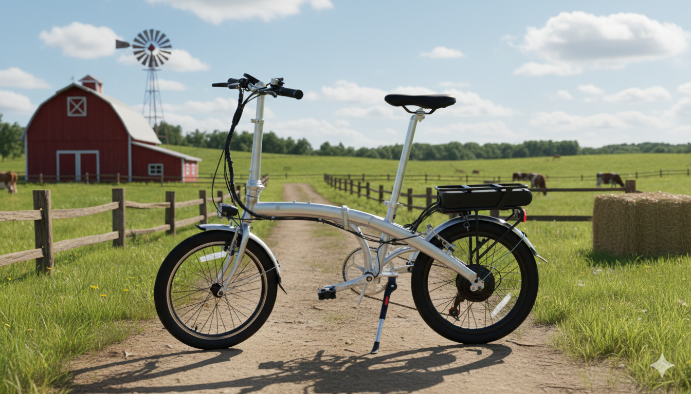 Vélo électrique pliant Wonder 2025 20 pouces - Freins à disque hydrauliques, moteur avant 500 W, batterie 36 V 14 Ah