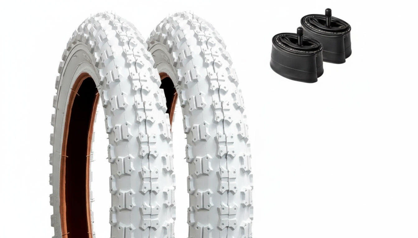 12.5" x 2.25" Tire & Tube, Pack of 2 Tires & 2 Inner Tubes