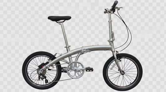 Silver Ace 20" ABS Cruiser - SOLOROCK 20" 10 Speed Aluminum Folding Bike