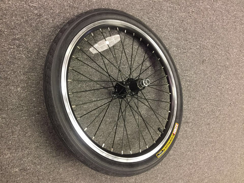 16" x 1.5" Rear Rim with cassette hub, without cassette, without Tire, without inner tube